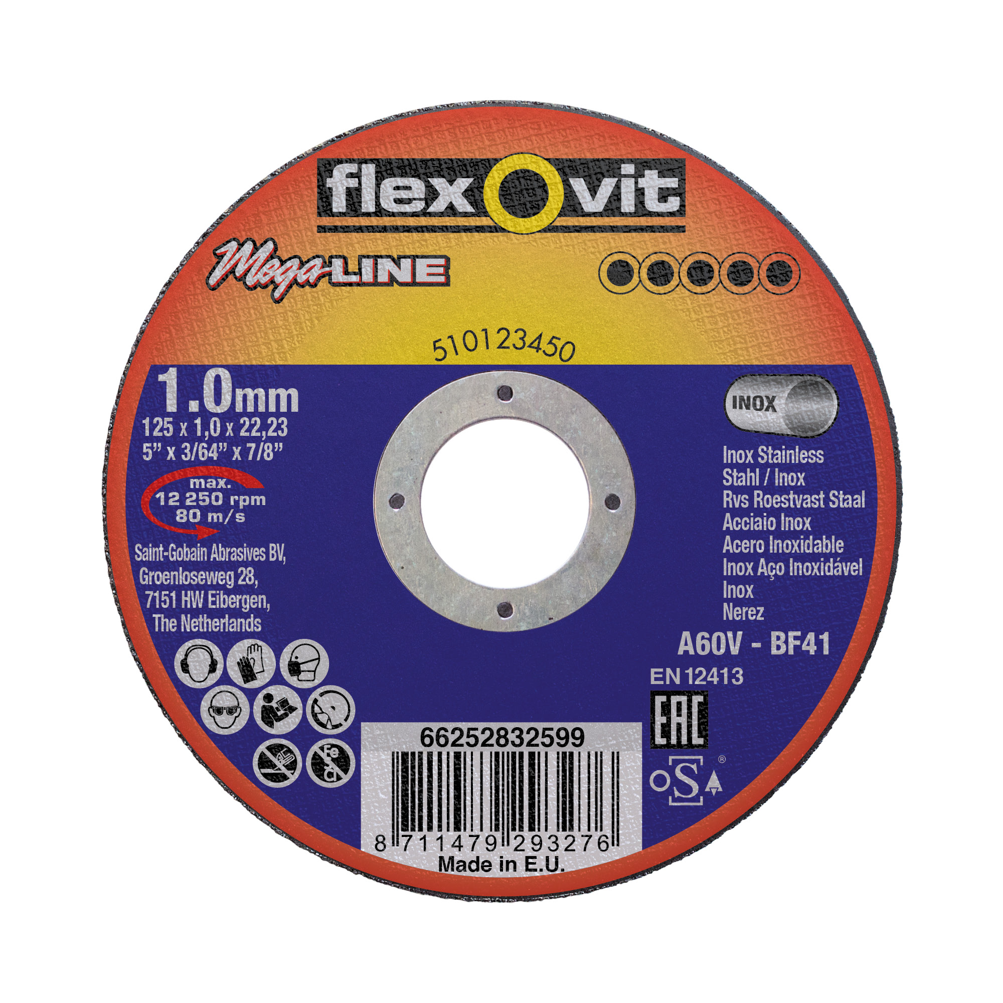 disque mega line 1mm flexovit
