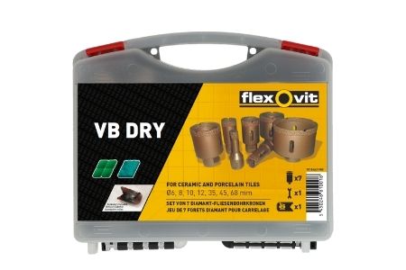 mallette forets diamantés VB Dry Flexovit