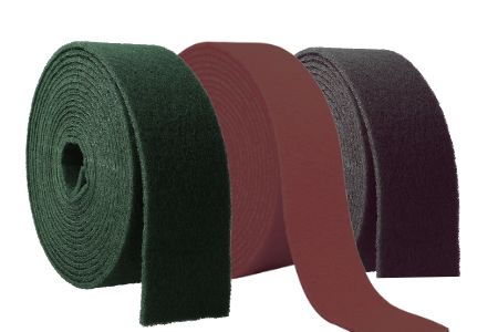 Lot De 10 Roues Abrasives Non-Tissées FEIHU - 5 Tailles (60 à 25mm) - Pour Meuleuse Ou Perceuse - Nettoyage Métal/Bois