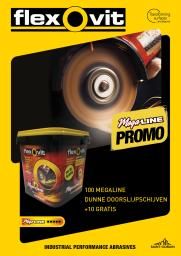 Flexovit Promotie Tub 100 + 10 Flyer Cover NL