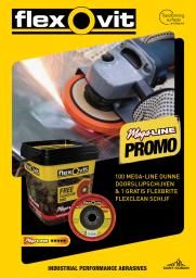 Flexovit Megaline Promotie Tub 100 + 1 Flexclean