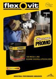 Flexovit Megaline Promotie Tub 100 Flyer Cover NL