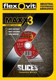 Flexovit Maxx3 - Slices through metal