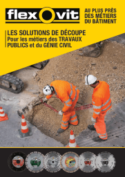 Solutions de découpe pour les métiers des Travaux Publics