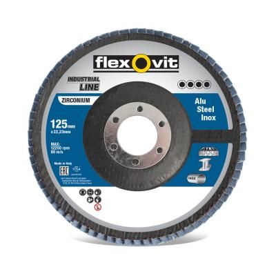 Coated Abrasive Flap Discs Flexovit industrial line ZIR