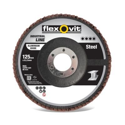 Coated Abrasive Flap Discs Flexovit industrial line Alox