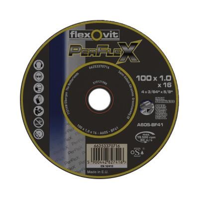Flexovit Perflex 100mm Thin wheel Type 41