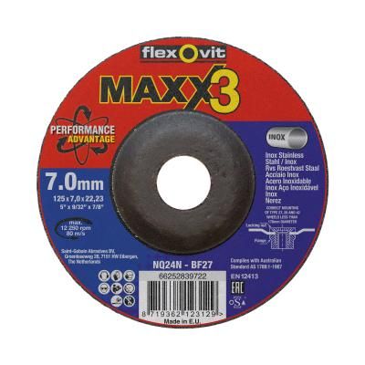 Flexovit Maxx 3  125mm Thin wheel Type 27