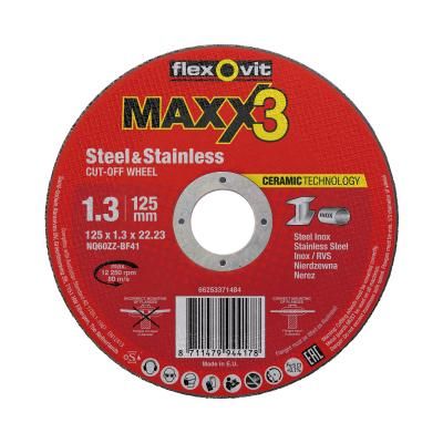 Flexovit MAXX 3 125mm Thin wheel Type 41