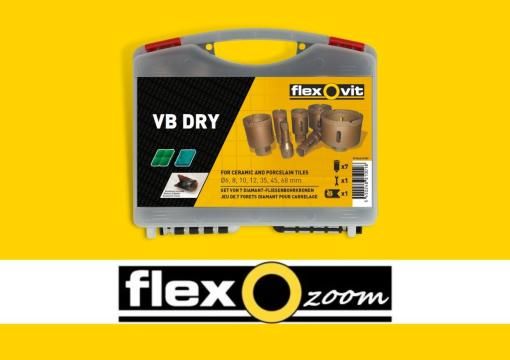 les forêts diamantés VB DRY pour carrelage et pierre