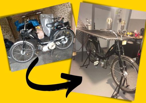transformation de mobylette