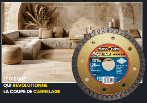 disque pour découpe du carrelage
