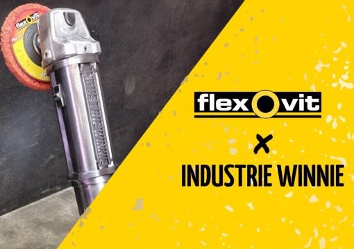 Les abrasifs Flexovit chez l'artiste métallier Industrie Winnie