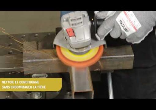 Le disque Mega-Line Flexclean: enlevez la rouille ou la peinture rapidement à meuleuse d'angle !