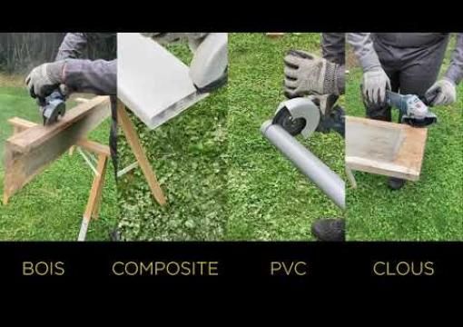 Découper avec une meuleuse d'angle : gagnez du temps avec le disque multi-matériaux Carbide !