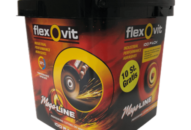 Flexovit Mega-Line Doorslijpschijven Tub 100+10