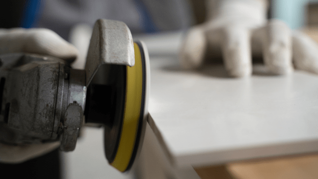 machine sanding