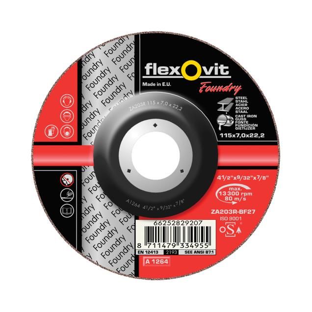 TW Angle Grinder Grinding-Cast Iron Flexovit FOUNDRY