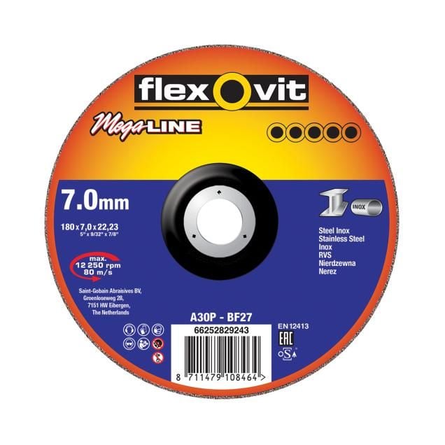 Flexovit Mega-Line Inox - Afbraamschijven | Flexovit Abrasives