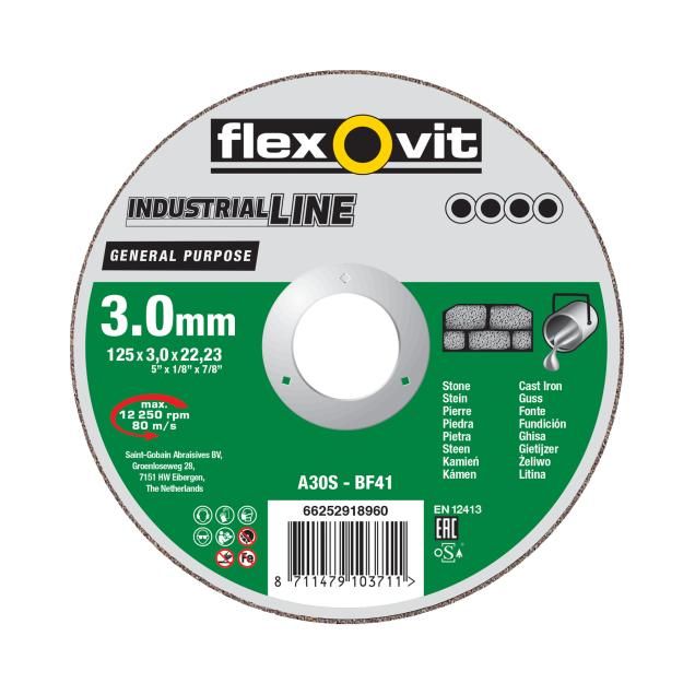 TW Angle Grinder Cut-Off-Stone Flexovit GENERAL PURPOSE