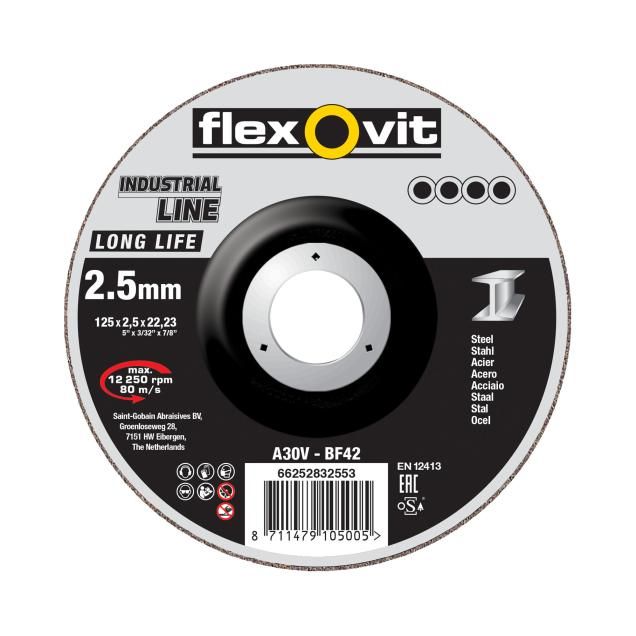 TW Angle Grinder Cut-Off-Metal Flexovit LONG LIFE