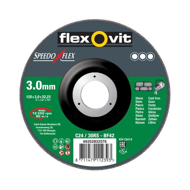 TW Angle Grinder Cut-Off-Stone Flexovit SPEEDOFLEX