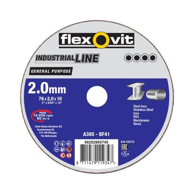 TW Straight Grinder Cut-Off-Inox FLX GENERAL PURPOSE