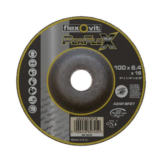 Flexovit PERFLEX 100mm Thin wheel Type 27